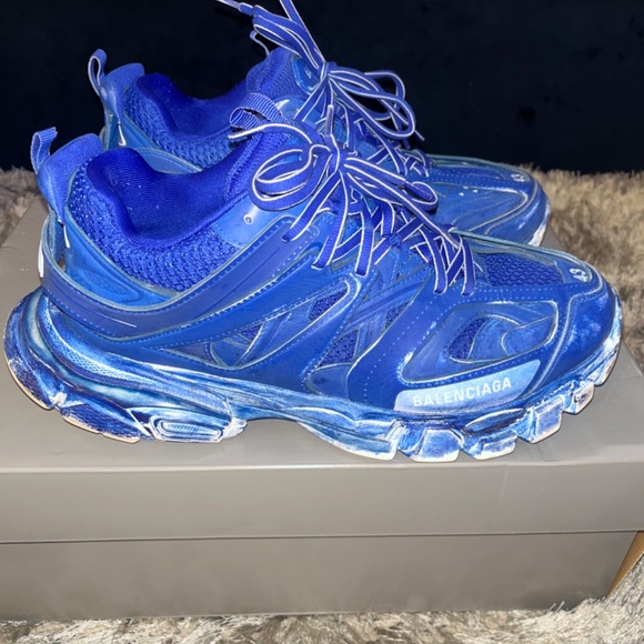 Authentic Balenciaga distressed Men track sneakers main image 4